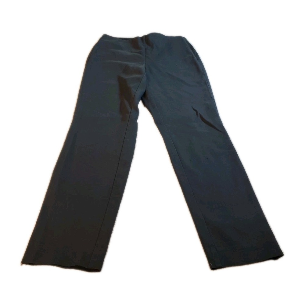 LOFT Women's High Waist‎ Curvy Skinny Pants Sz 6 Dark Gray Side Zip Career